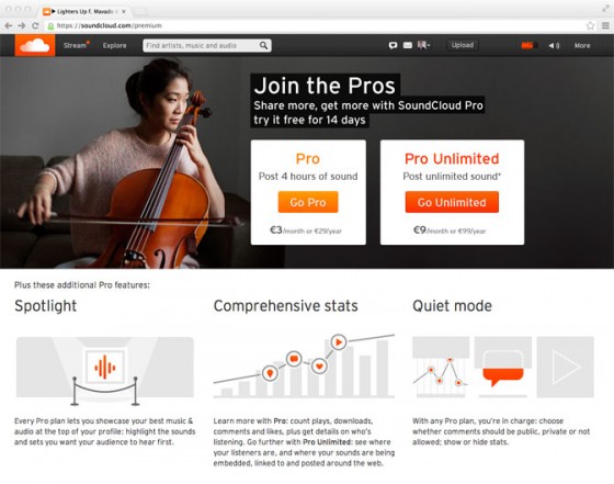 SoundCloud Pro Unlimited